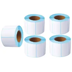 KUANGYE - 5 Rollo De Etiquetas Termicas Autoadhesivas 40x30. 1000 uni