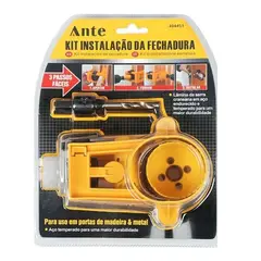 ANTE - Sierra Copa Kit De Instalacion Cerradura Hoja Acero ,