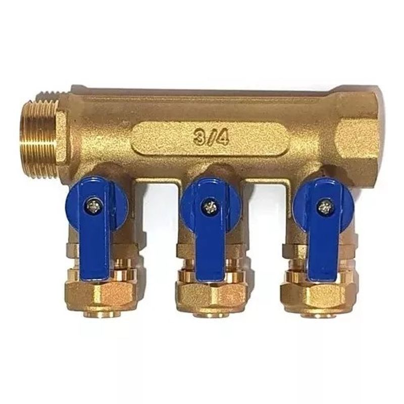 KUANGYE - Manifold - Colector De Pex 3/4 X 3 Salidas 16mm