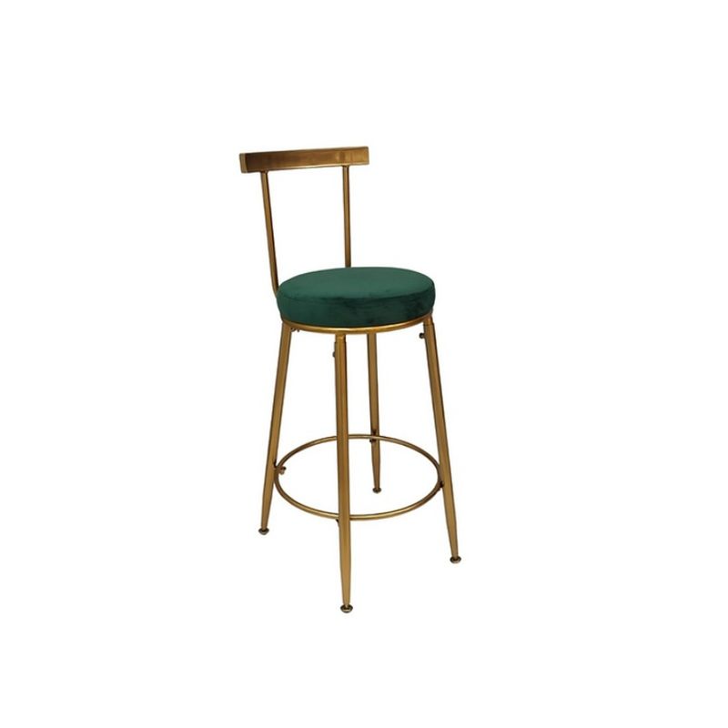GENERICO - Pack 2 Silla de bar dorado elegante 65 cm Praga - Azul
