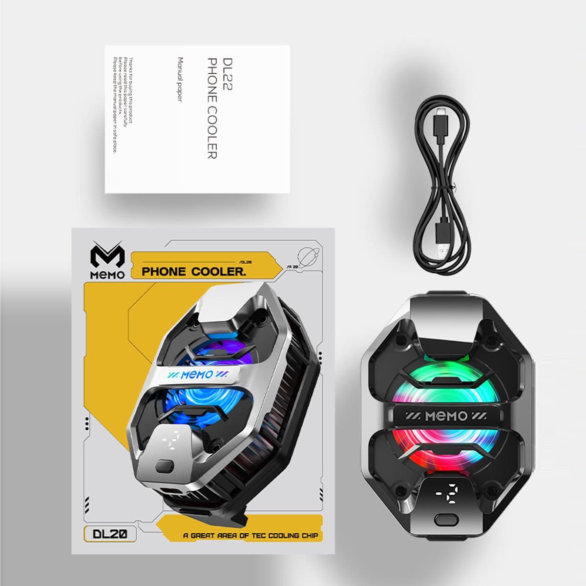 MEMO - Ventilador Enfriador Cooler para Teléfono DL20 Memo
