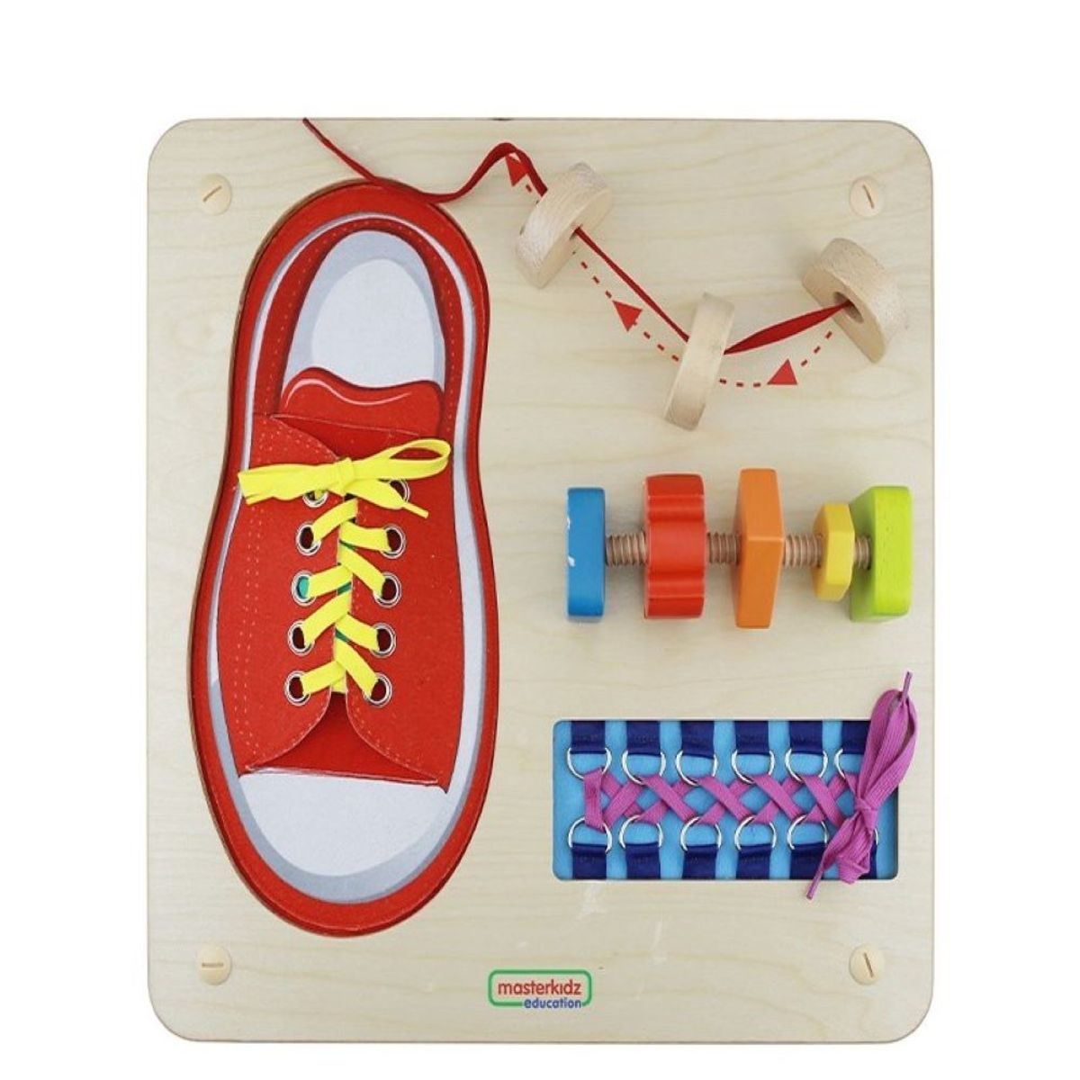 MASTERKIDS - ¡Ata tus cordones - Tablero de Pared