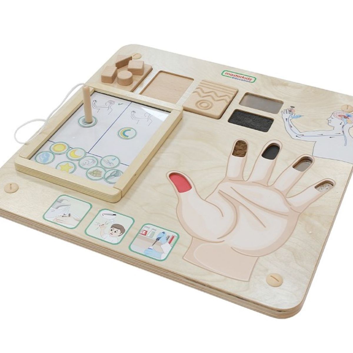 MASTERKIDS - Sentido del Tacto -Tablero de Pared