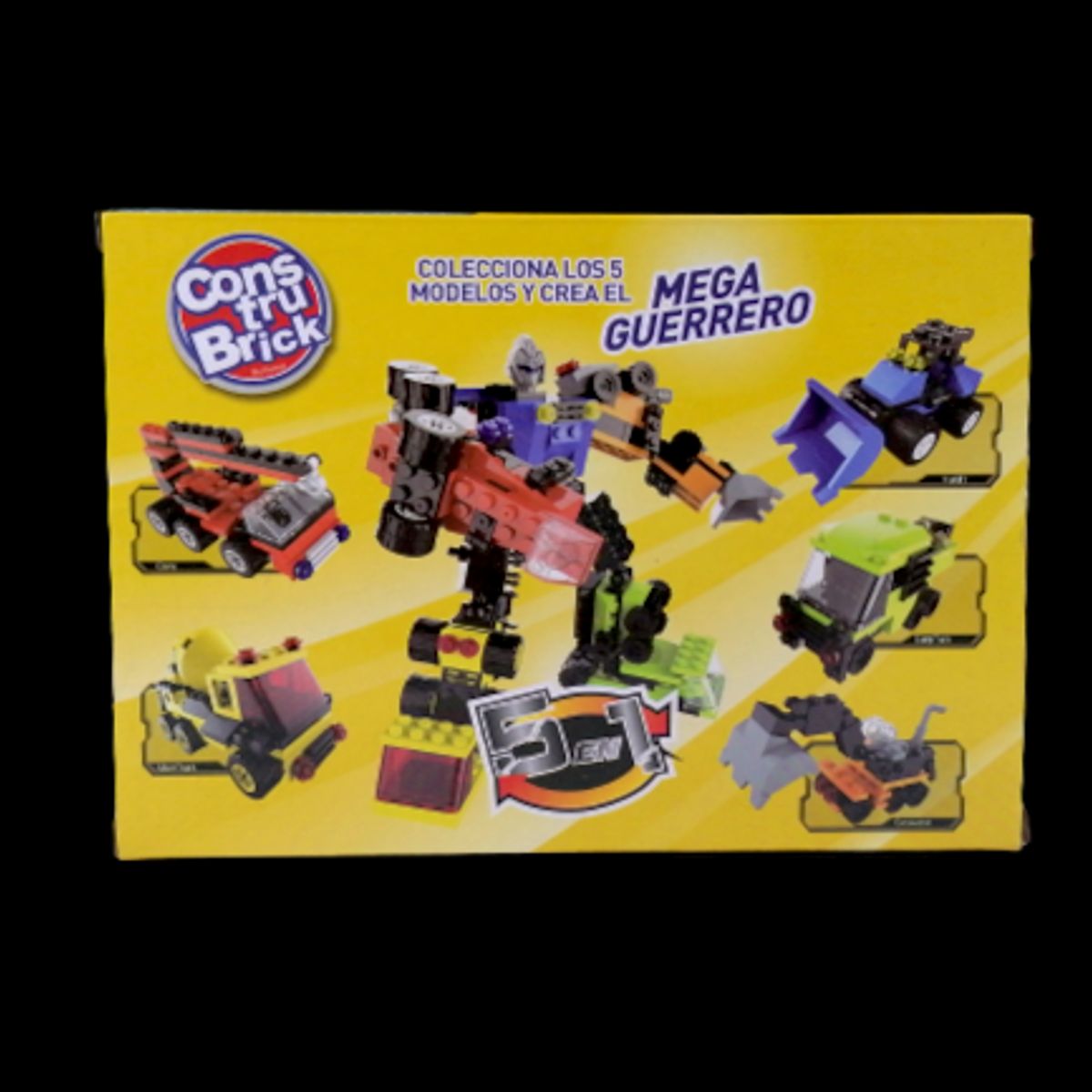 PERROT - Construbrick Excavadora 3 en 1 Juguetes Perrot