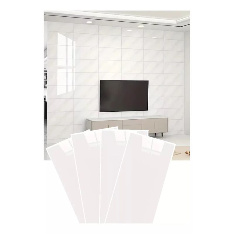 GENERICO - Pack X12 Palmetas Autoadhesivas Laminas Para Paredes 30x60cm