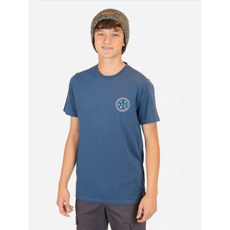 MAUI AND SONS - Polera MC Liquid Celeste infantil Maui And Sons - Celeste