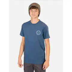 MAUI AND SONS - Polera MC Liquid Celeste infantil - Celeste