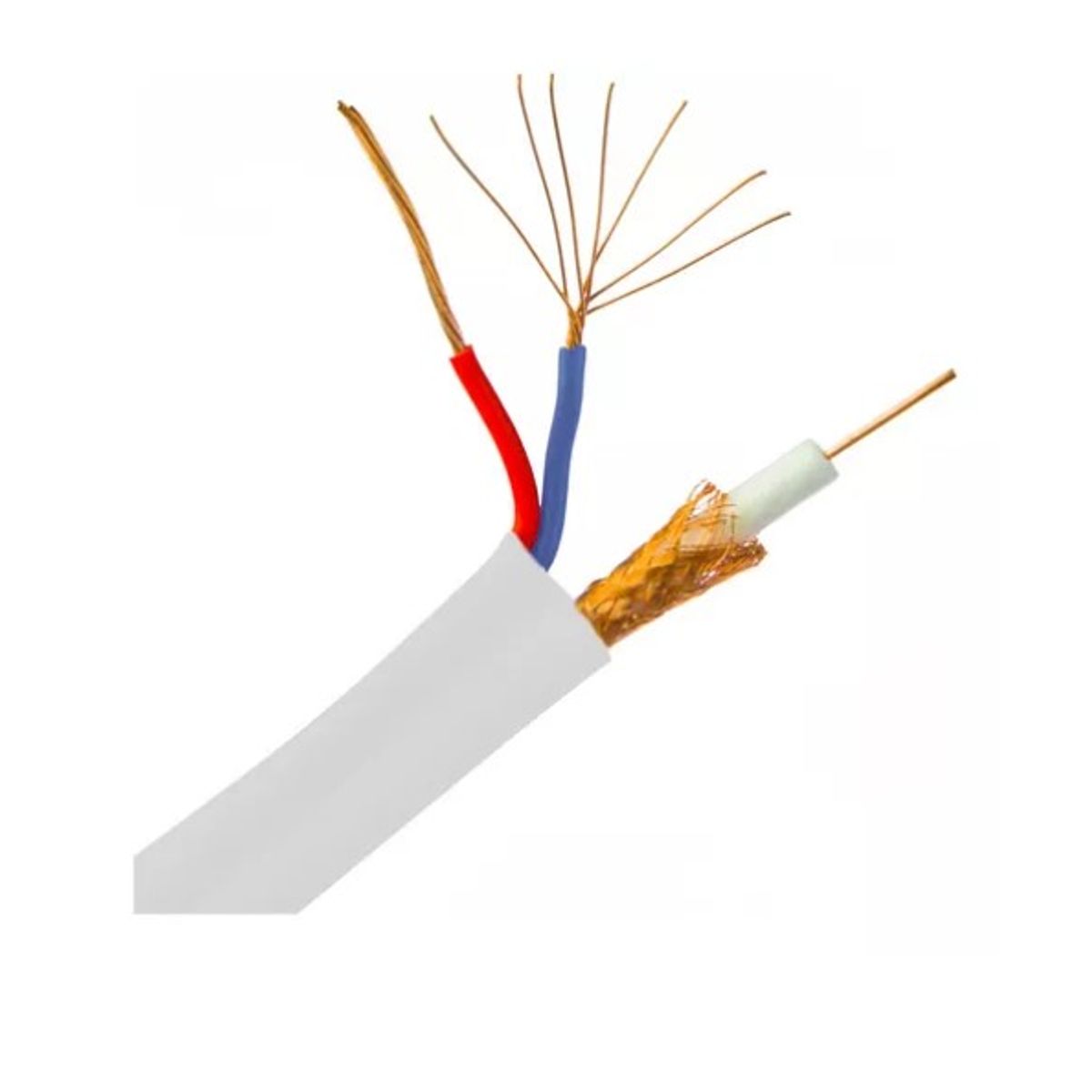 ESHOPANGIE - Cable Coaxial Video De Cobre 100 Metros Syv75-3+2c