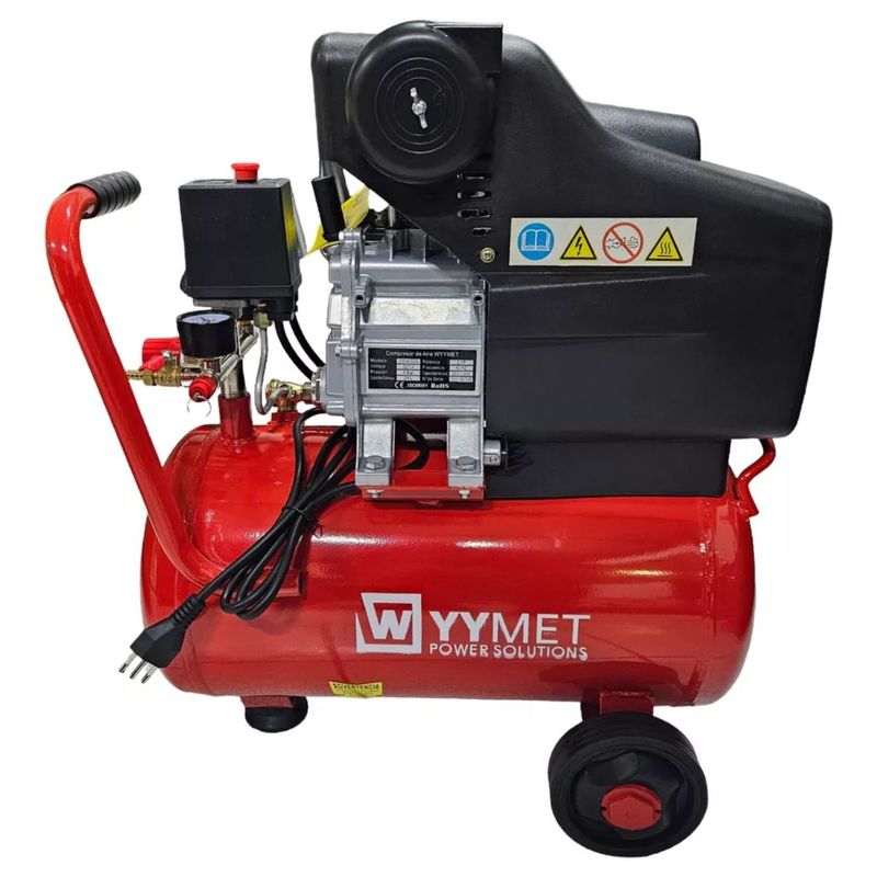 GENERICO - Compresor De Aire 24 litros 2 Hp Wyymet