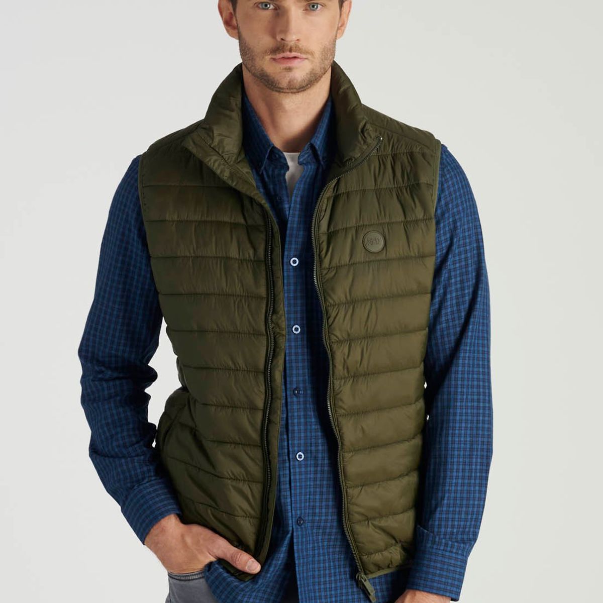 NEW MAN - Vest Pontivy Heritage Beige Newman