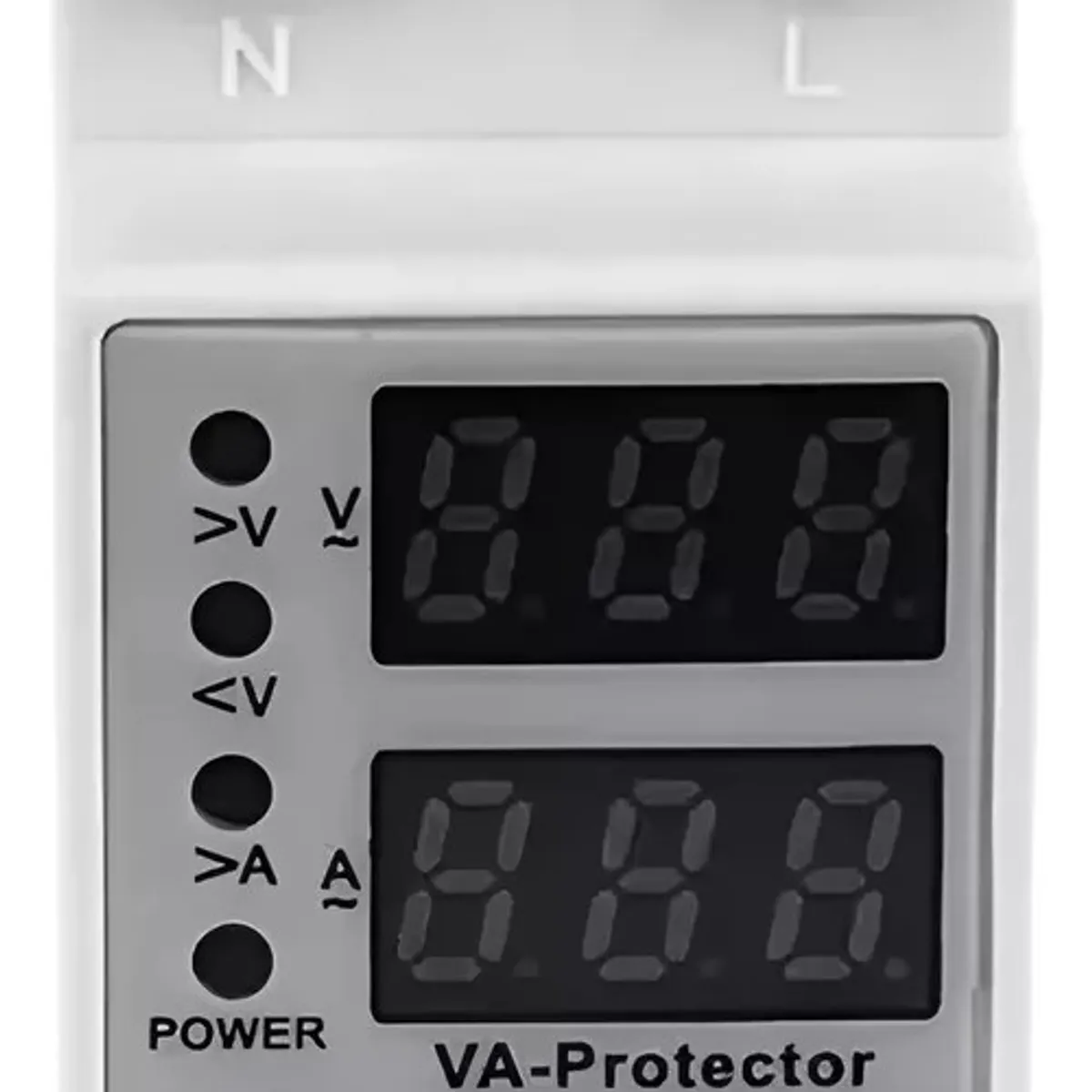 MUNDO MAGIA - Protector Sobre Voltaje Y Corriente Ajustable 63a 220v Din