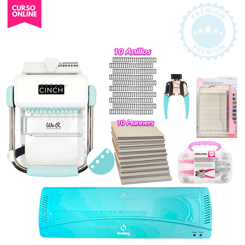 AMERICAN CRAFTS - cinch celeste laminadora kit de herramientas K20