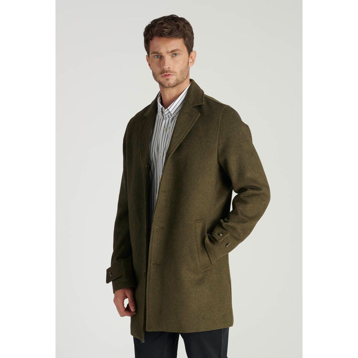 NEW MAN - Abrigo Paris Avant-Garde Beige Newman