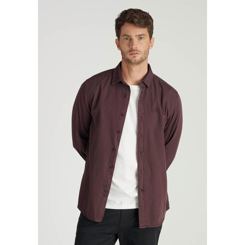 NEW MAN - Camisa Ely Avant-Garde Rojo Newman