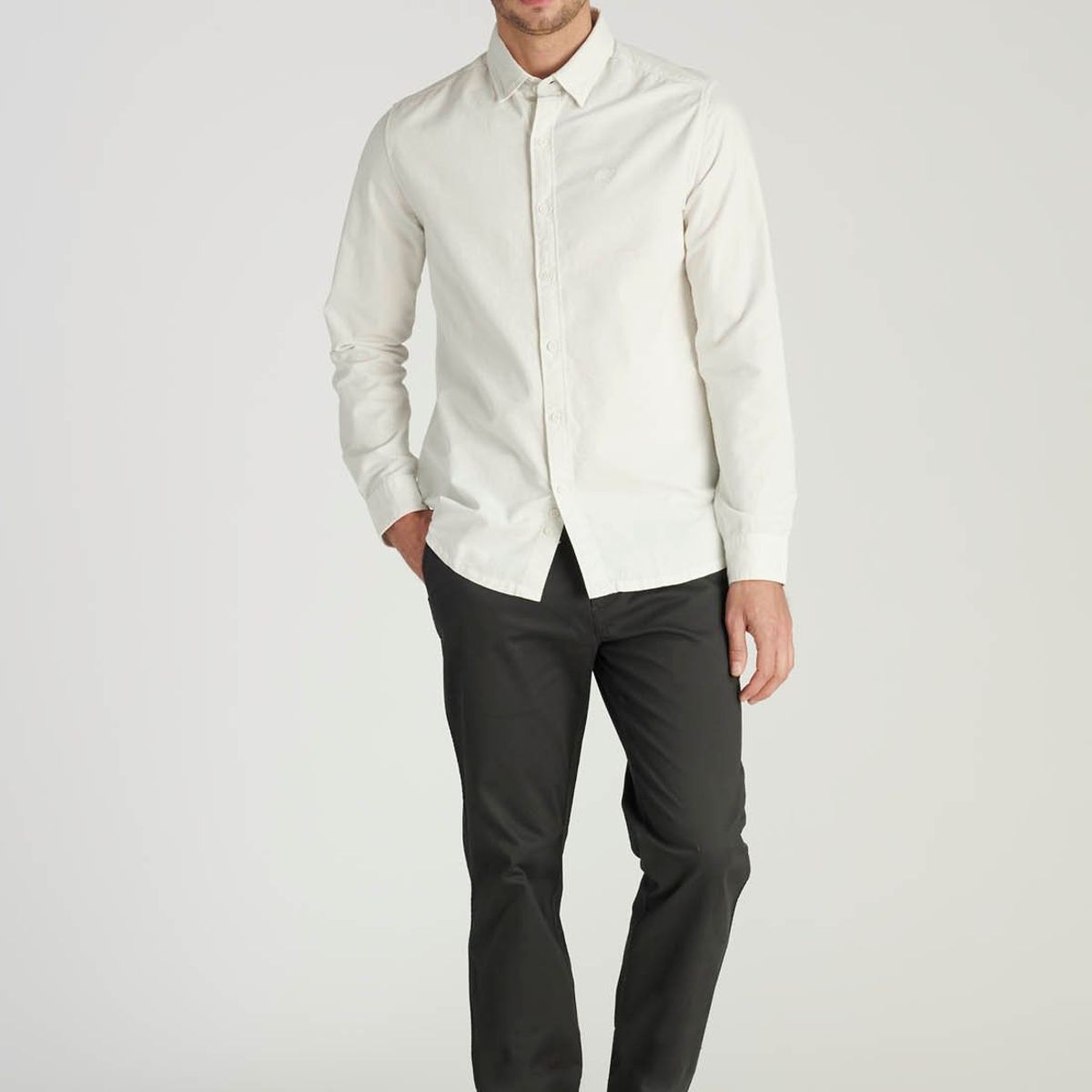 NEW MAN - Camisa Charlie Avant-Garde Gris Newman