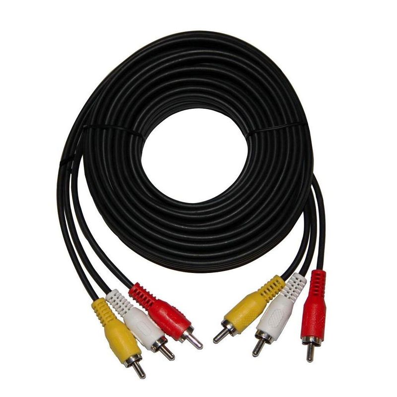 OEM - Cable Rca Audio Video 3x3 10 Metros