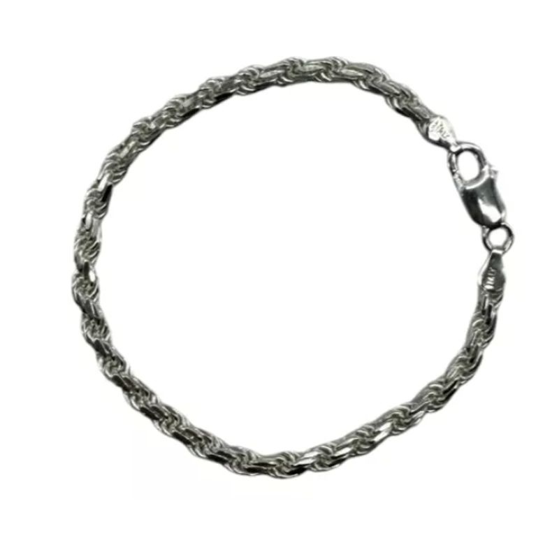 GENERICO - Pulsera Hombre Turbillon Plata Italiana 925