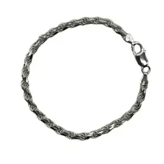 GENERICO - Pulsera Hombre Turbillon Plata Italiana 925