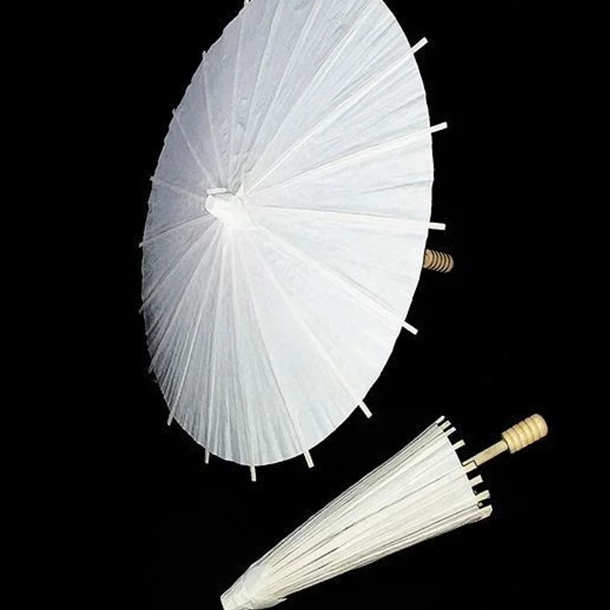 GENERICO - DECO SOMBRILLA BLANCA PARAGUAS X1 UNI