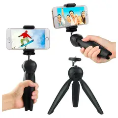 BOCCINI - Soporte Tripode Para Celular Extendible Giratorio Portable