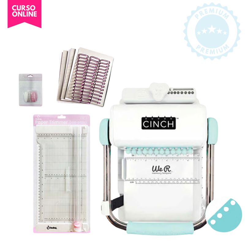 AMERICAN CRAFTS - cinch Celeste + guillotina trimmer + 3 planners K7