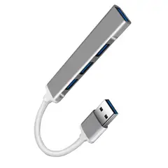 GENERICO - Adaptador Hub Usb 4 Puertos 3.0 Super Compacto