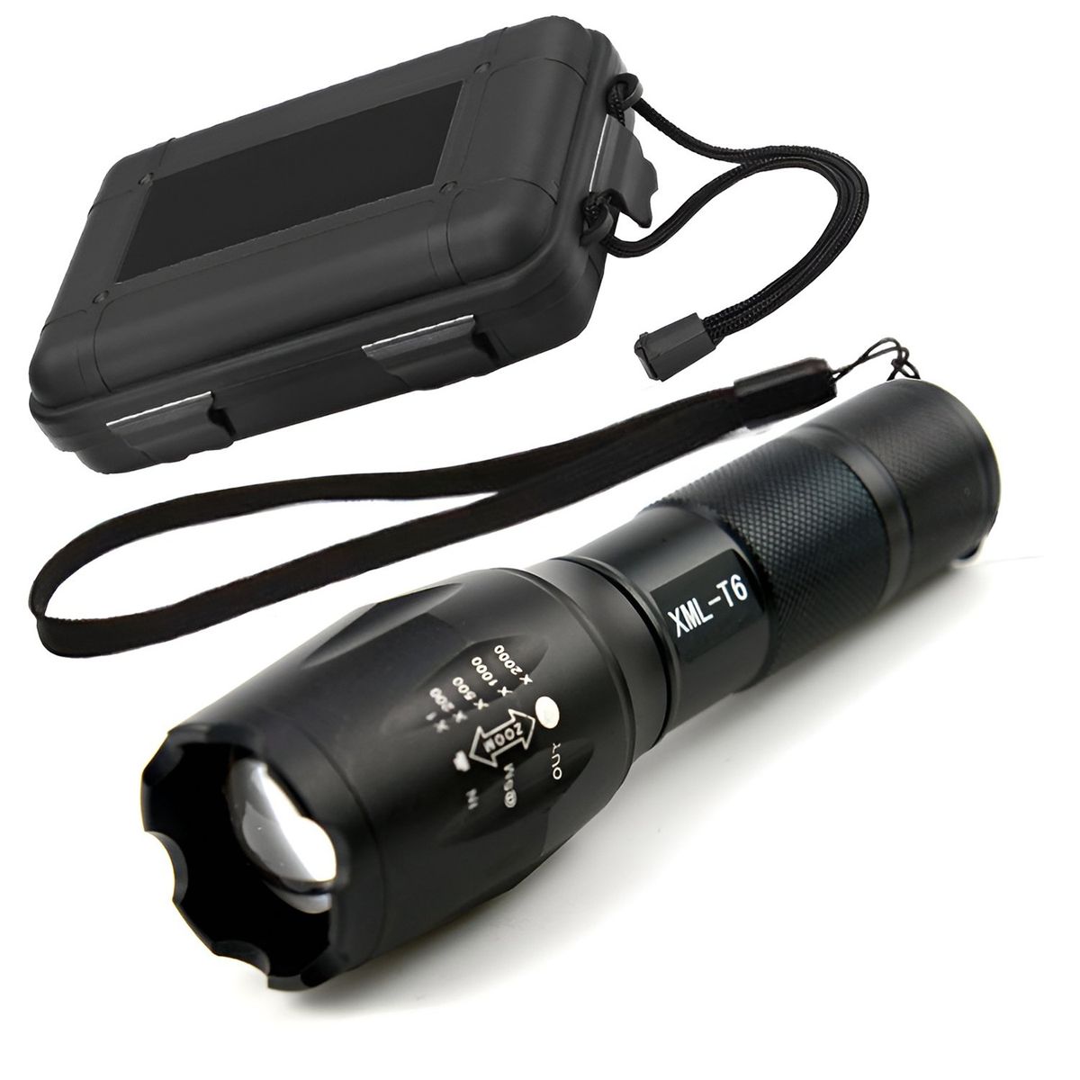 OEM - Linterna Led Zoom Potente Recargable Largo Alcance
