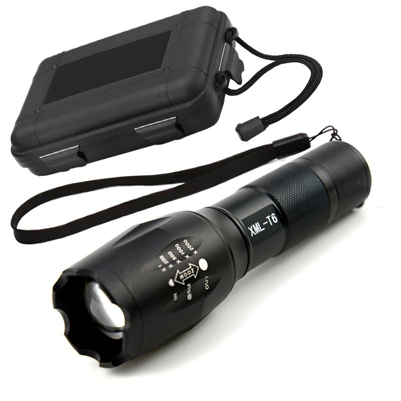OEM - Linterna Led Zoom Potente Recargable Largo Alcance