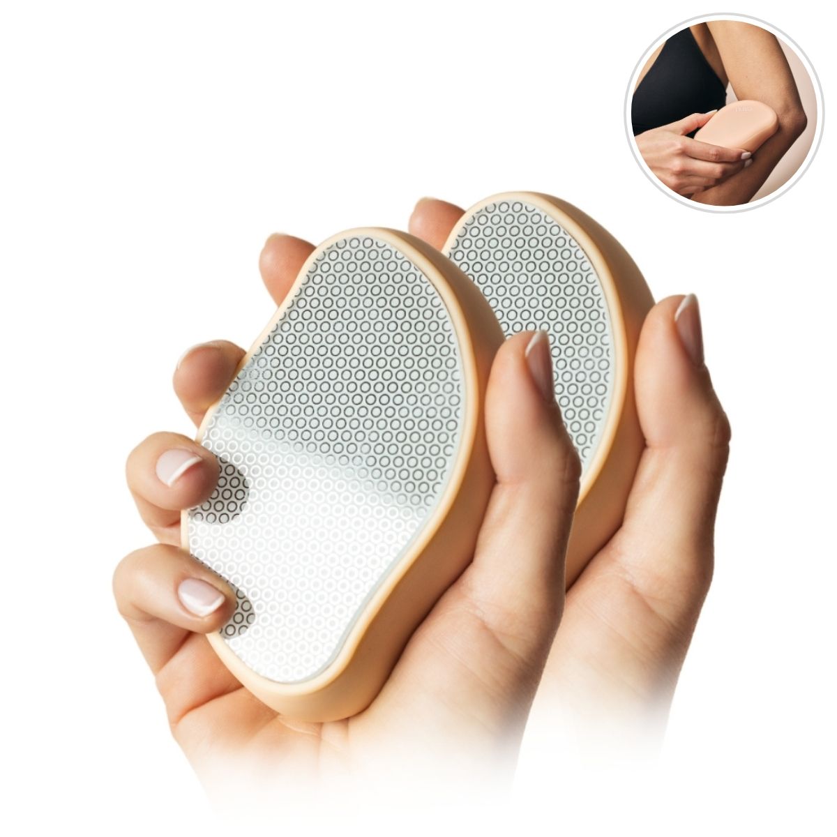 NUVA SKIN - Pack 2 Depiladores Nano Pro Nuva Skin - Indoloro y Reutilizable