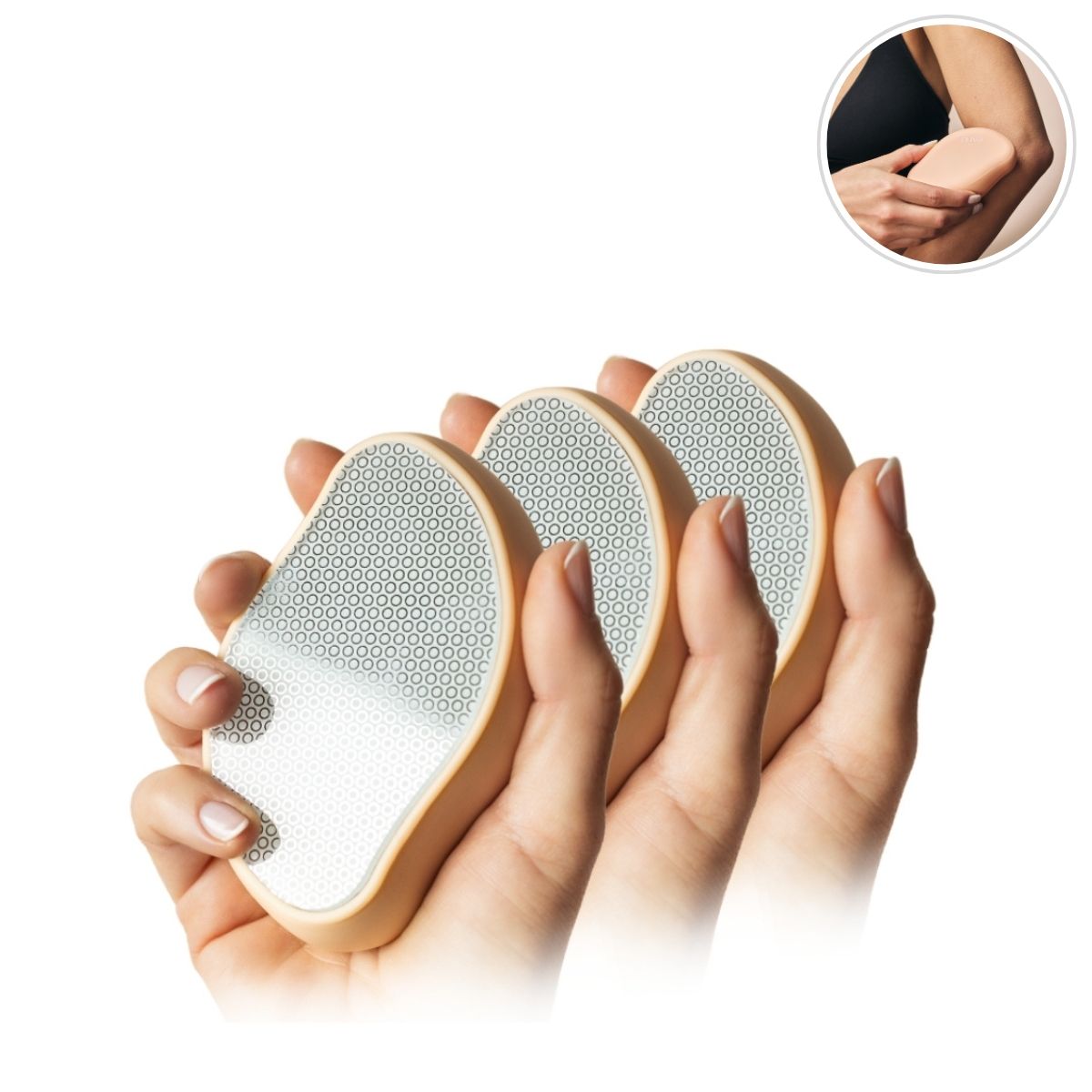 NUVA SKIN - Pack 3 Depiladores Nano Pro Nuva Skin - Removedor de Vello Indoloro