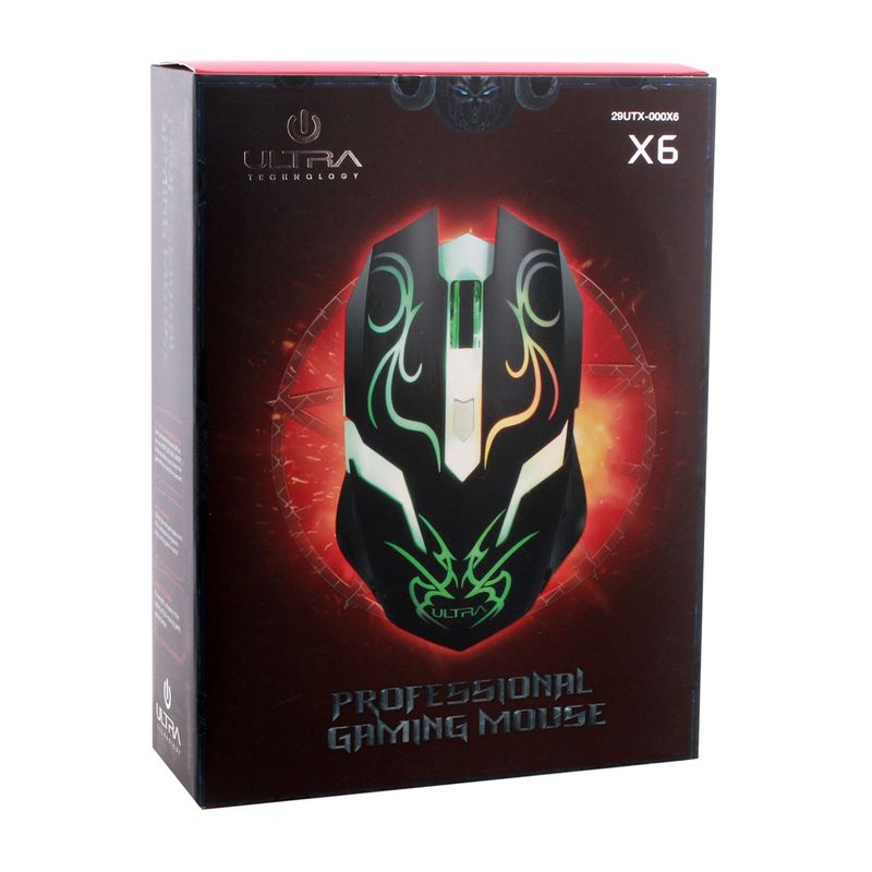 ULTRA - MOUSE GAMER X6 ULTRA TECHNOLOGY ULTRA