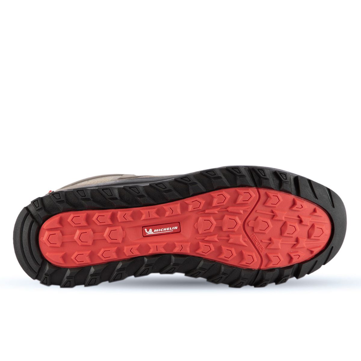 MICHELIN FOOTWEAR - Zapatilla Hiking Senderismo Hombre Taupe Rojo Michelin Dr28