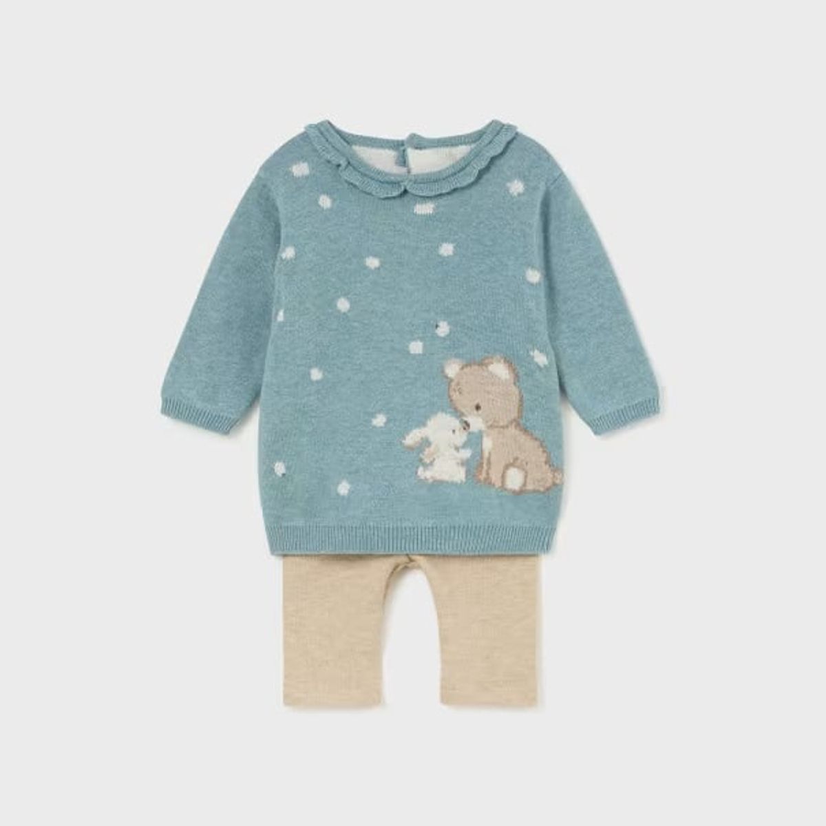 MAYORAL - Conjunto legging y jersey tricot recién nacida