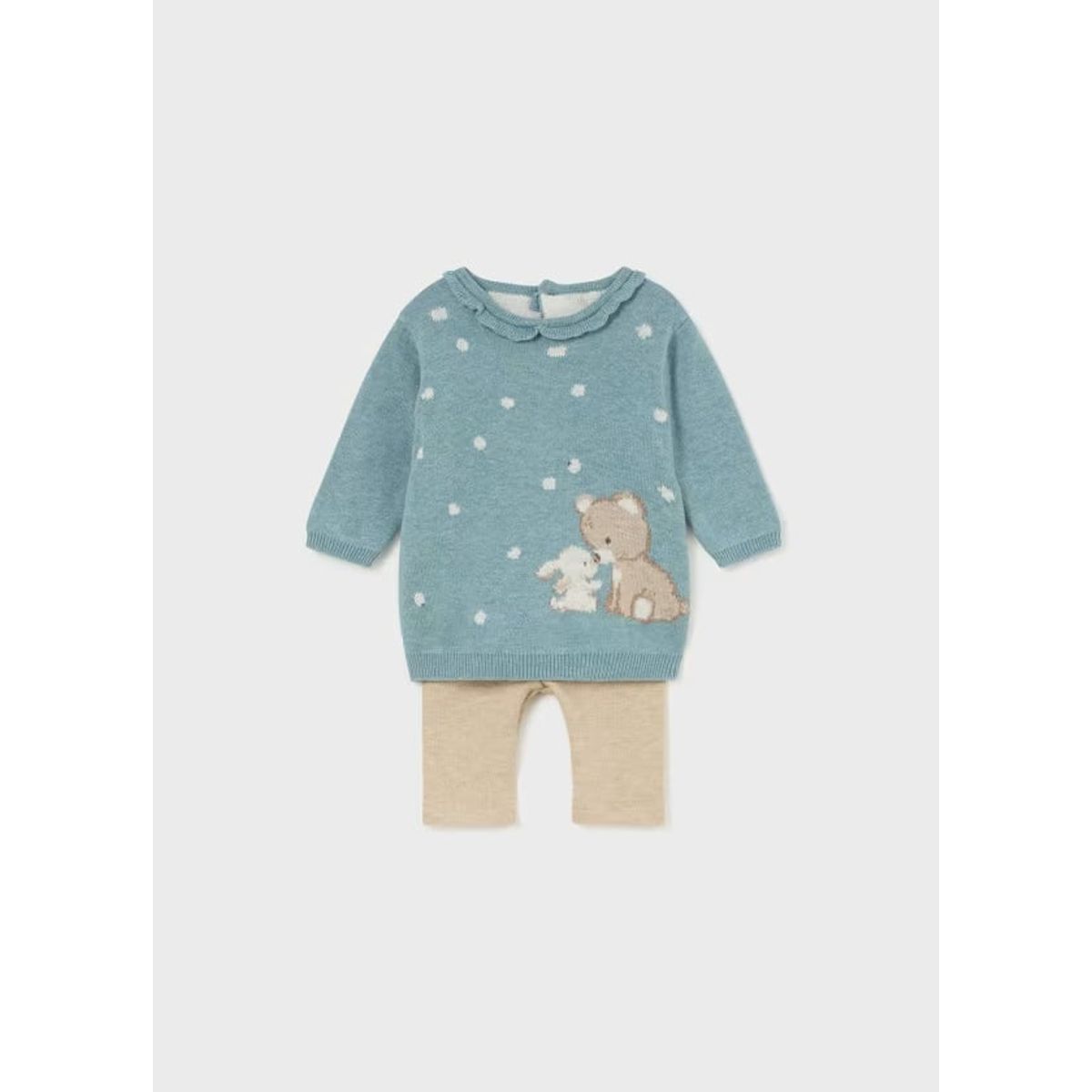 MAYORAL - Conjunto legging y jersey tricot recién nacida