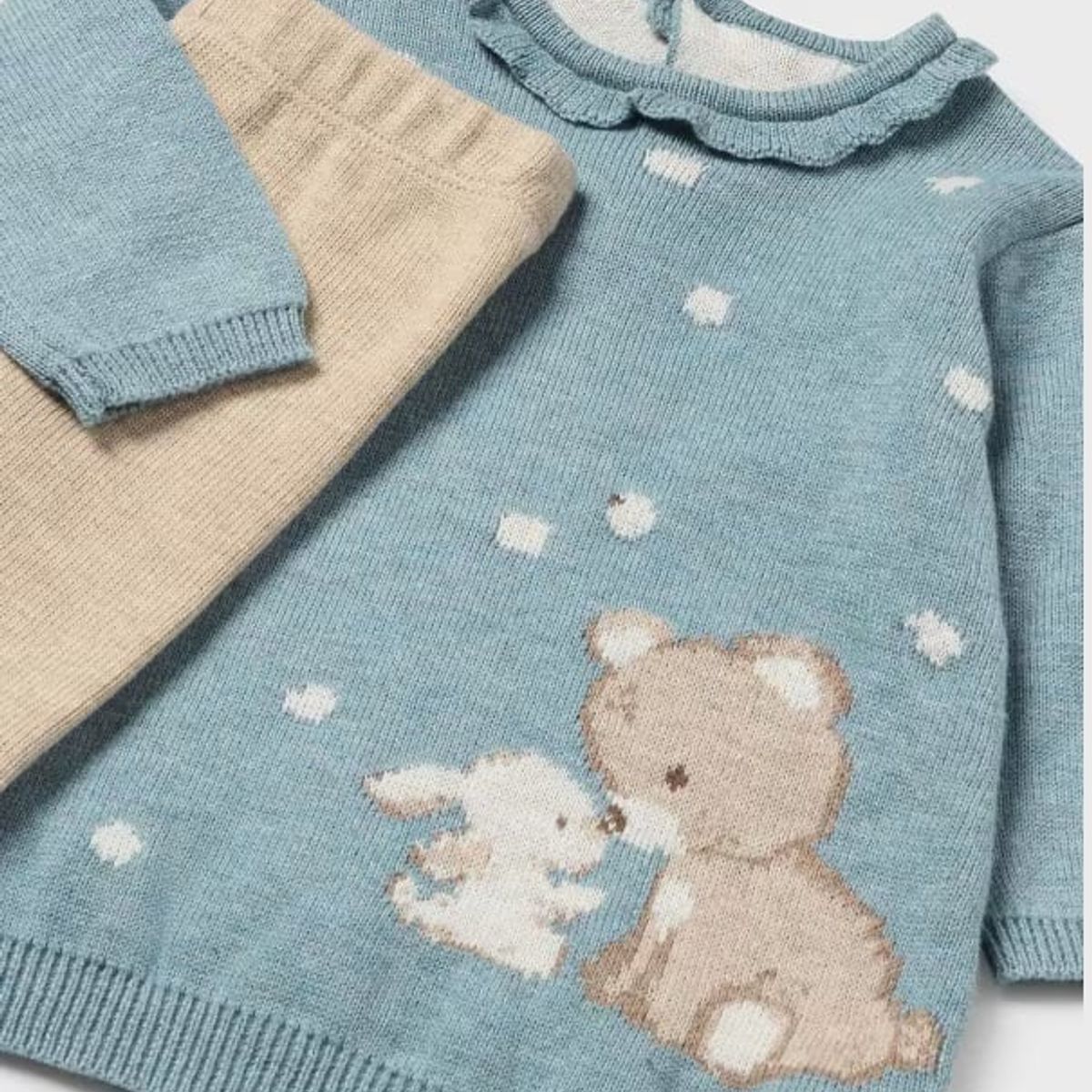 MAYORAL - Conjunto legging y jersey tricot recién nacida