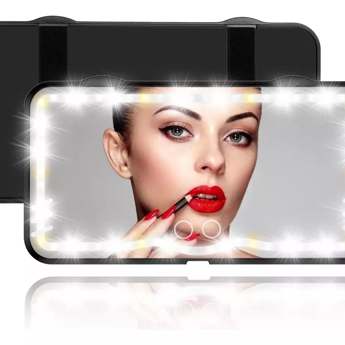 MUNDO MAGIA - Espejo De Maquillaje Con 3 Modos Luz Led