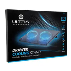 ULTRA - Ventilador Notebook Metalico 2 Ventiladores