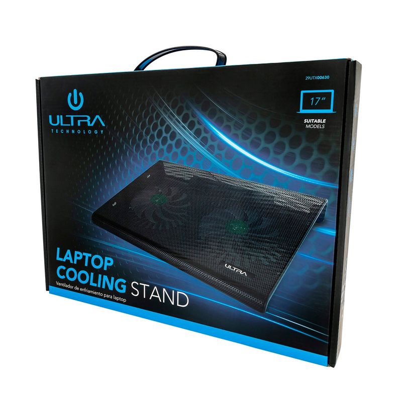 ULTRA - Ventilador De Notebook 2 Ventilad - Negro OPEN BOX