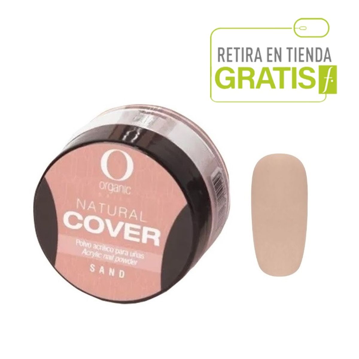 ORGANIC NAILS - Organic Nails Polimero Cover Sands 14grs,  polvo acrílico