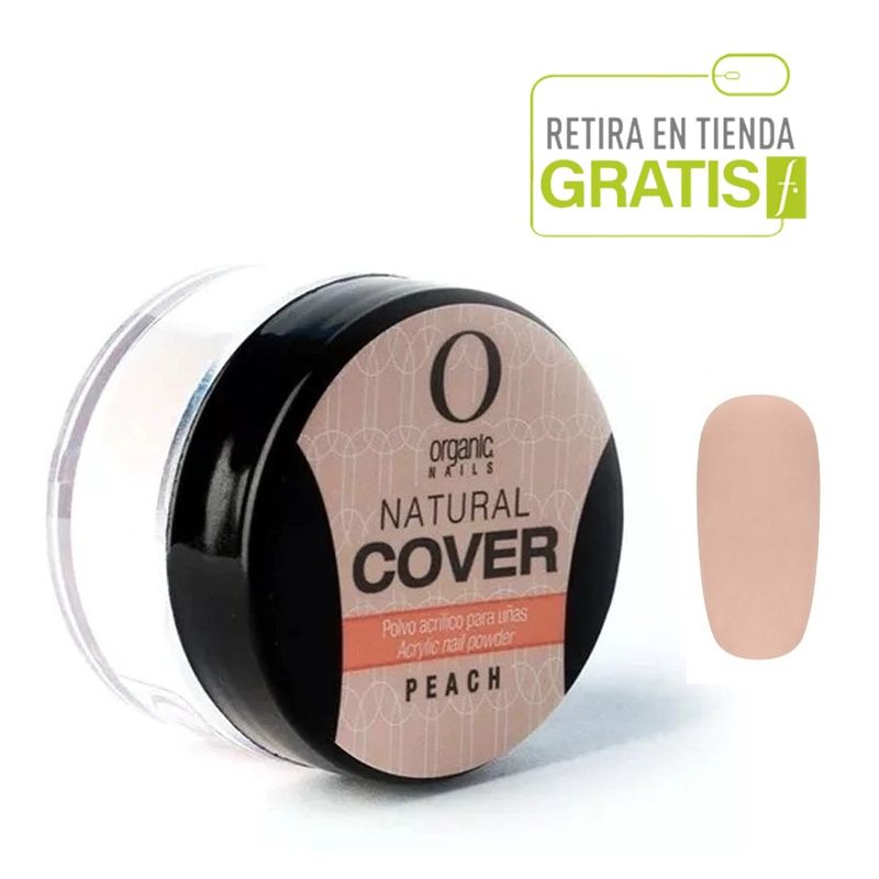 ORGANIC NAILS - Organic Nails Polimero Cover Peach 14grs,  polvo acrílico