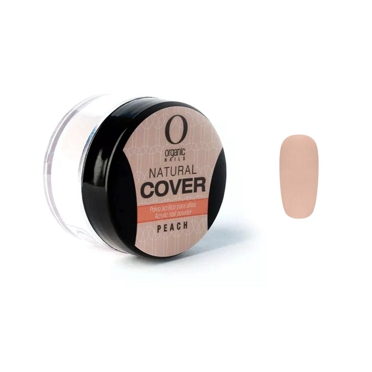 ORGANIC NAILS - Organic Nails Polimero Cover Peach 14grs,  polvo acrílico