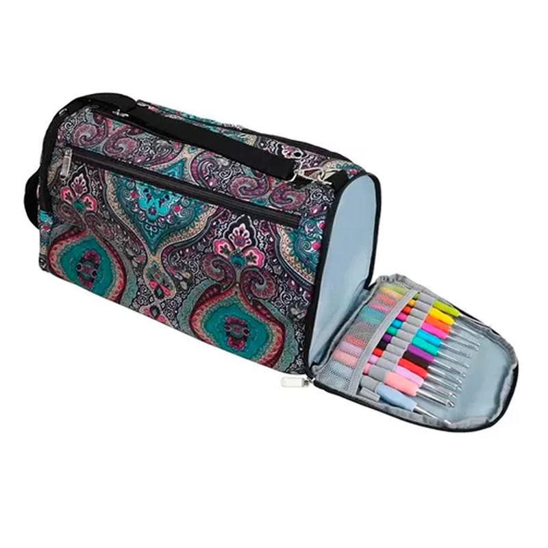 ESHOPANGIE - Bolso Porta Tejido Lanas Palillos Y Crochet - Grande