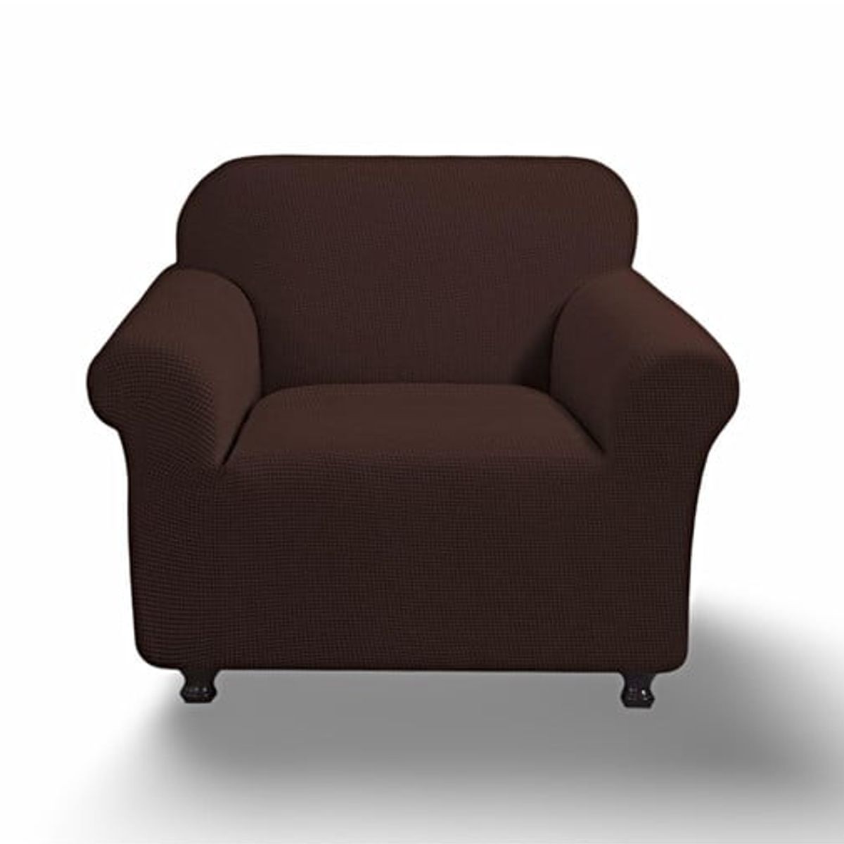 GENERICO - FUNDA PARA SOFA CUADRILLE DE 2 CUERPO CAFÉ