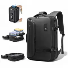 MV MOVAC - Mochila AirPack de Viaje con Bolsa Comprimible 22-45L