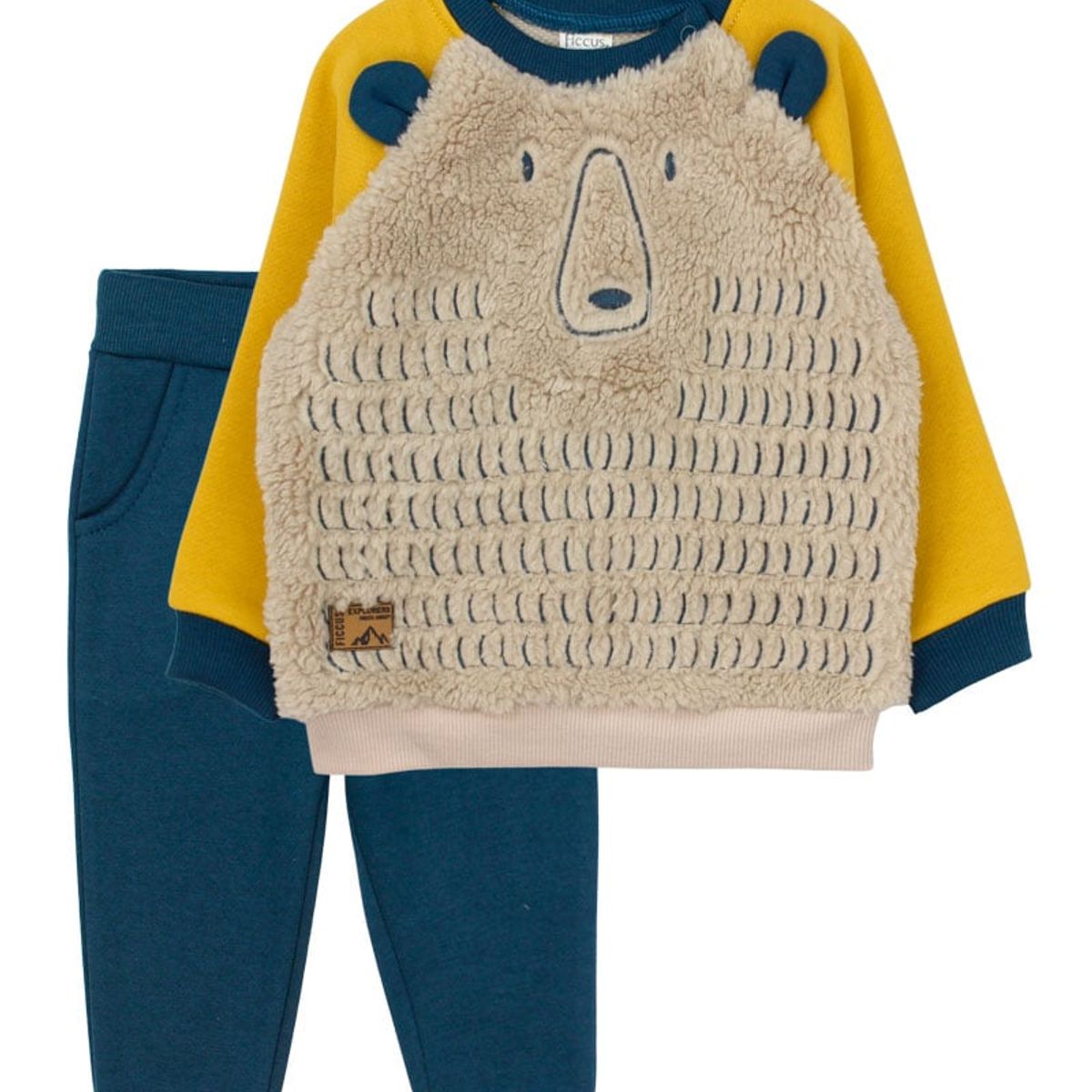 FICCUS - Buzo Bebé Niño Foresta Amarillo