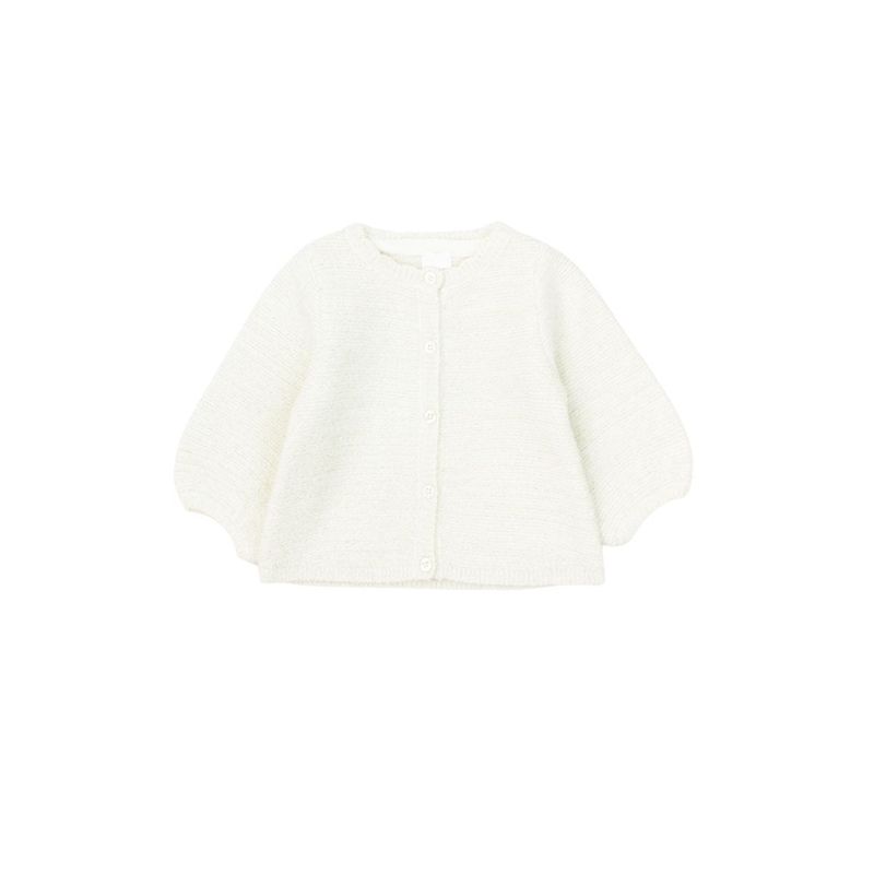 FICCUS - Chaleco Bebé Niña Garden Blanco