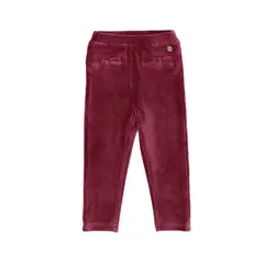 FICCUS - Leggins Bebé Niña Foresta Burdeos