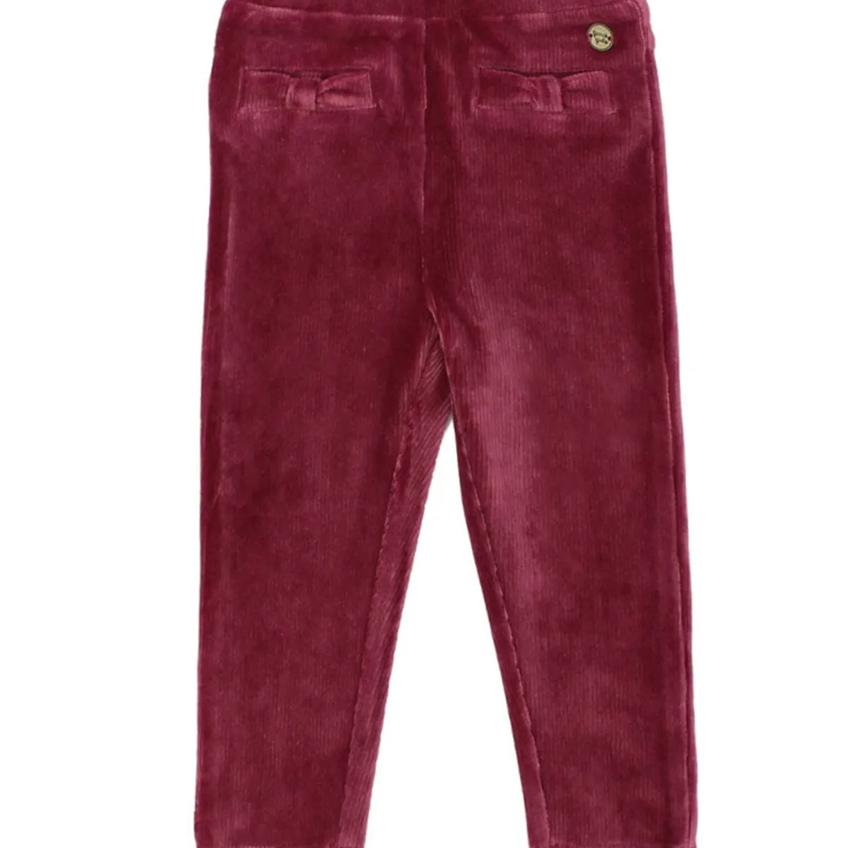 FICCUS - Leggins Bebé Niña Foresta Burdeos