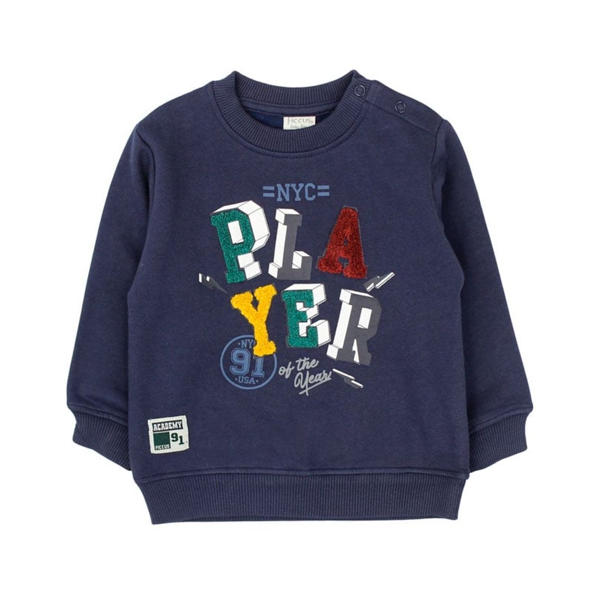 FICCUS - Polerón Bebé Niño Academy Azul