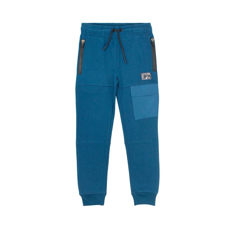 FICCUS - Pantalón buzo Kids Niño Foresta Petroleo
